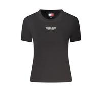 Tommy Hilfiger Black Cotton Women T-Shirt - S