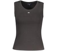 Tommy Hilfiger Black Cotton Women Tank Top - L
