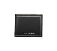 Tommy Hilfiger Black Leather Double Card Wallet
