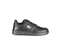 Tommy Hilfiger Black Leather Men Sneaker - EU44/US11
