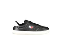 Tommy Hilfiger Black Leather Men Sneaker - EU44/US11