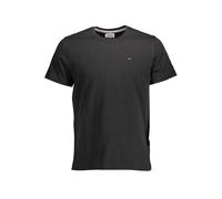 Tommy Hilfiger Black Organic Cotton Men T-Shirt - L