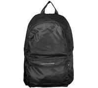 Tommy Hilfiger Black Polyester Men Backpack