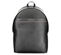 Tommy Hilfiger Black Polyester Men Backpack