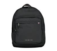 Tommy Hilfiger Black Polyester Men Backpack