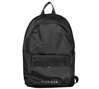 Tommy Hilfiger Black Polyester Men Backpack