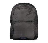 Tommy Hilfiger Black Polyurethane Men Backpack