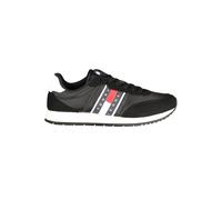 Tommy Hilfiger Black Polyurethane Men Sneaker - EU42/US9