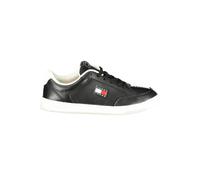 Tommy Hilfiger Black Polyurethane Men Sneaker - EU43/US10