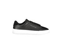 Tommy Hilfiger Black Polyurethane Men's Sneaker - EU46