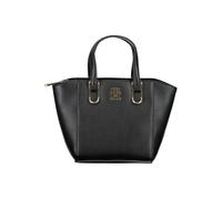 Tommy Hilfiger Black Polyurethane Women Handbag