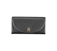 Tommy Hilfiger Black Polyurethane Women's Wallet