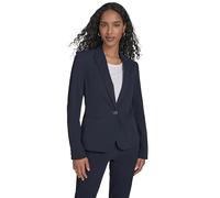 Tommy Hilfiger Blazer Donna Tommy Twill con Bottone, Midnight Scuro, 12