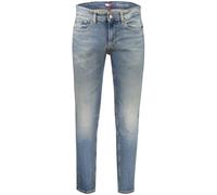 Tommy Hilfiger Blu Cotton Men's Slim Tapered Jean - W29 | L32