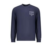 Tommy Hilfiger Blue Cotton Men Sweatshirt - 3XL