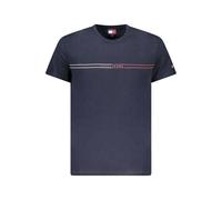 Tommy Hilfiger Blue Cotton Men T-Shirt - S