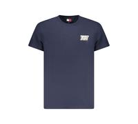 Tommy Hilfiger Blue Cotton Men T-Shirt - S