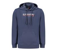 Tommy Hilfiger Blue Cotton Men's Hooded Sweatshirt - XL