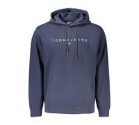 Tommy Hilfiger Blue Cotton Men's Hoodie Sweatshirt - S