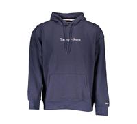 Tommy Hilfiger Blue Cotton Men's Sweatshirt Hoodie - S