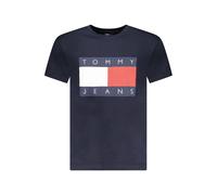 Tommy Hilfiger Blue Cotton Men's T-Shirt - XL