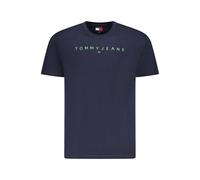 Tommy Hilfiger Blue Cotton Men's T-Shirt - XL