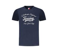 Tommy Hilfiger Blue Cotton Women T-Shirt - XL