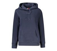 Tommy Hilfiger Blue Cotton Women's Hoodie - M