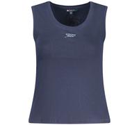 Tommy Hilfiger Blue Cotton Women's Tank Top - L