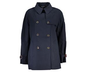 Tommy Hilfiger Blue Cotton Women's Trench Coat - 38