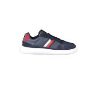 Tommy Hilfiger Blue Leather Men Sneaker - EU40/US7