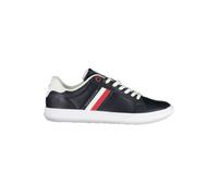 Tommy Hilfiger Blue Leather Men Sneaker - EU45/US12