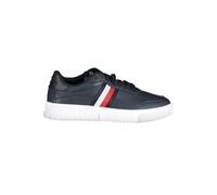 Tommy Hilfiger SUPERCUP LEATHER STRIPES FM0FM04824, Uomo, Blu (Desert Sky), 46 EU