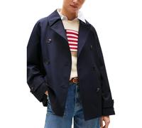 Tommy Hilfiger Blue Organic Cotton Coat - IT40|S