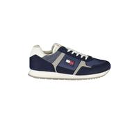 Tommy Hilfiger Blue Polyester Men Sneaker - EU42/US9