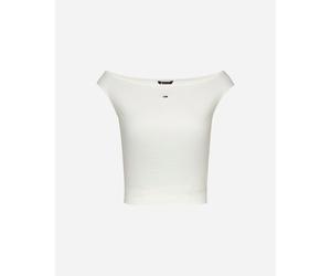 Tommy Hilfiger Boat Neck W - Canotta - Donna - Bianco S