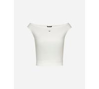 Tommy Hilfiger Boat Neck W - Canotta - Donna - Bianco XS