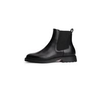 Tommy Hilfiger Uomo Stivaletti Chelsea Comfort in Pelle, Nero (Black), 44
