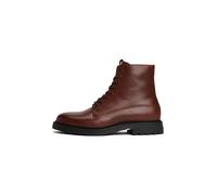 Tommy Hilfiger Uomo Stivali Mezza Gamba Comfort in Pelle, Marrone (Winter Cognac), 43