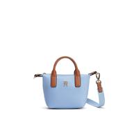 TOMMY HILFIGER Borsa a mano 'Popette' blu chiaro / cognac Donna TOMMY HILFIGER One Size