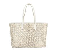 Tommy Hilfiger TH Monoplay Leather Borsa shopper 36 cm bianco