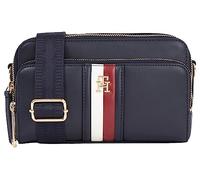 Tommy Hilfiger Borsa a Tracolla Donna Iconic Camera Bag Media, Multicolore (Global Stripes), Taglia Unica