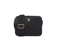 Tommy Hilfiger Donna Borsa a Tracolla Logotape Camera Bag Tracolla Larga, Nero (Black), Taglia Unica