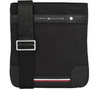 Tommy Hilfiger Borsa a Tracolla Uomo Crossover Piccola, Multicolore (Black), Onesize