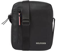 Tommy Hilfiger Borsa a Tracolla Uomo Pique Reporter Media, Nero (Black), Taglia Unica