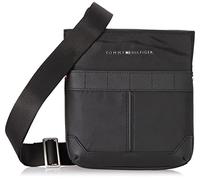 Tommy Hilfiger Borsa a Tracolla Uomo TH Elevated Nylon Mini Crossover Piccola, Nero (Black), Taglia Unica