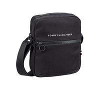 Tommy Hilfiger Borsa a Tracolla Uomo TH Horizon Mini Reporter Piccola, Nero (Black), Taglia Unica