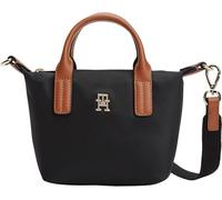 Tommy Hilfiger Borsa da donna Popette Micro Tote AW0AW18368, nero (nero), taglia unica
