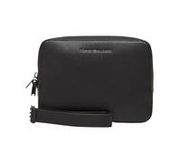 Tommy Hilfiger - Borsa nera in poliuretano con chiusura lampo - - Bags - Uomo - Nero - ONE SIZE