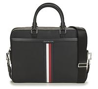 Tommy Hilfiger Borsa porta documenti TH COATED CANVAS COMPUTER BAG in Nero Unica